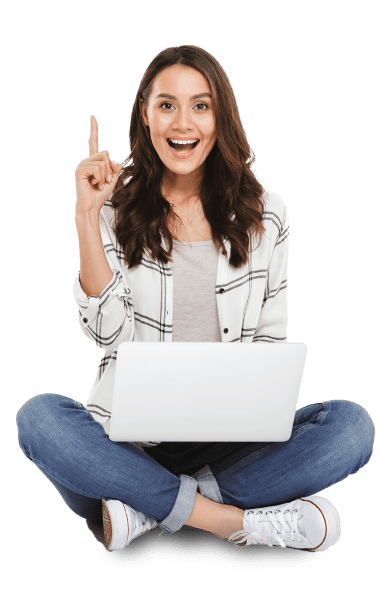 Girl with Laptop